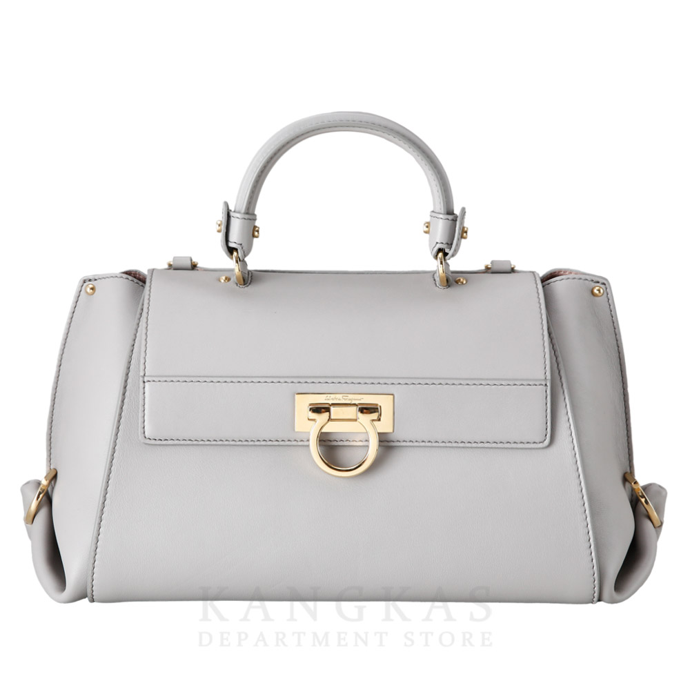 FERRAGAMO(USED)페레가모 간치니 탑핸들 플랩백